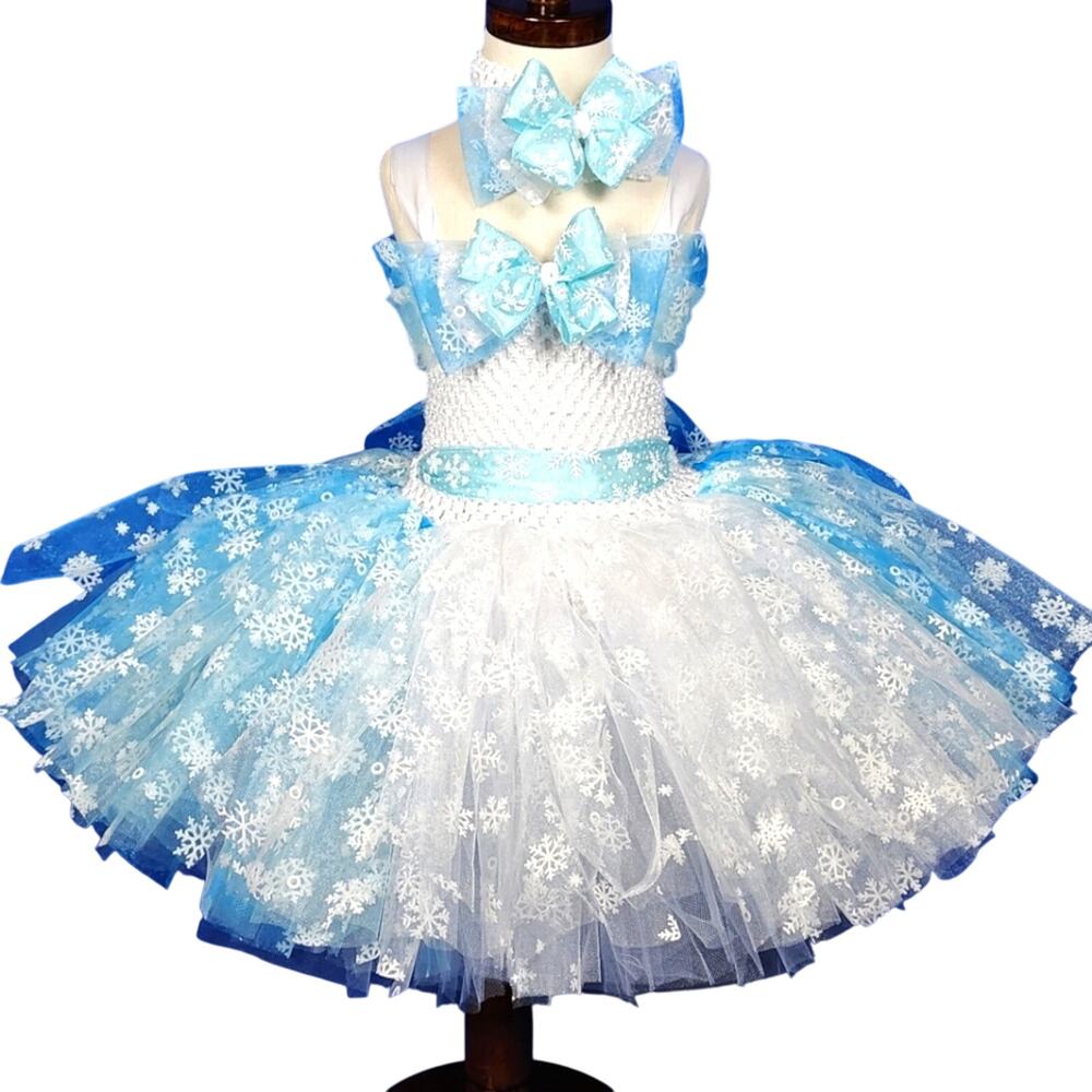 TuTu Dress & Headband Size 2T - 4T Handmade Lined NWT